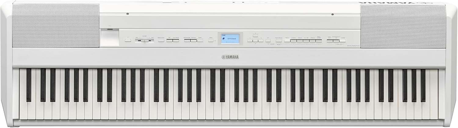 Yamaha P525 Digital Piano with 88 Weighted Wooden Keys (Certified Refurbished)