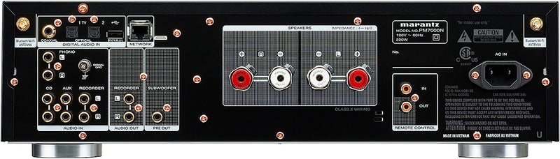 Marantz PM7000N Integrated Stereo Hi-Fi Amplifier HEOS Built-in Supports Digital and Analog Sources Compatible with Amazon Alexa Phono Input (Certified Refurbished)