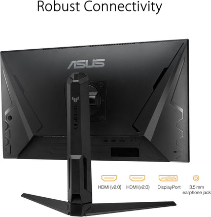 ASUS TUF Gaming 27” 1080P Monitor (VG279QL3A) - Full HD, 180Hz, 1ms, Fast IPS, Extreme Low Motion Blur, FreeSync Premium, G-SYNC Compatible, Speakers, DisplayPort, Height Adjustable (Certified Refurbished)