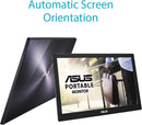 ASUS MB168B Portable USB Monitor - 16 inch (15.6 inch viewable), HD, USB-powered, Ultra-slim, Smart Case (Certified Refurbished)