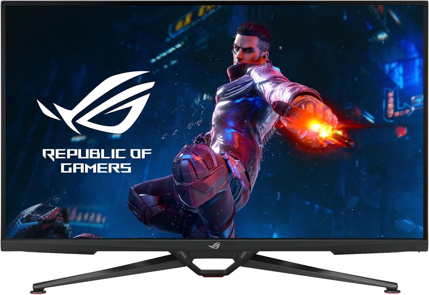 ASUS ROG Swift PG38UQ - 38 Inch 4K UHD Gaming Monitor - 144 Hz, 1ms GtG, G-Sync, FreeSync, ELMB Sync, DisplayHDR 600 - Fast-IPS, Tripod Socket, 16:9, 3840x2160, DP 1.4, HDMI 2.1, USB Hub, Speaker (Certified Refurbished)