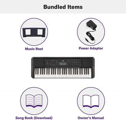 Yamaha Digital Keyboard PSR-E283 Piano (Certified Refurbished)