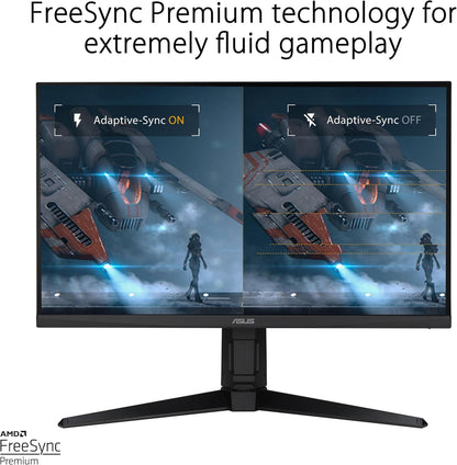 ASUS TUF Gaming 27” 1440P Gaming Monitor (VG27AQML1A) - QHD (2560 x 1440), 260Hz, 1ms, Fast IPS, Extreme Low Motion Blur Sync, G-SYNC Compatible, Freesync Premium (Certified Refurbished)