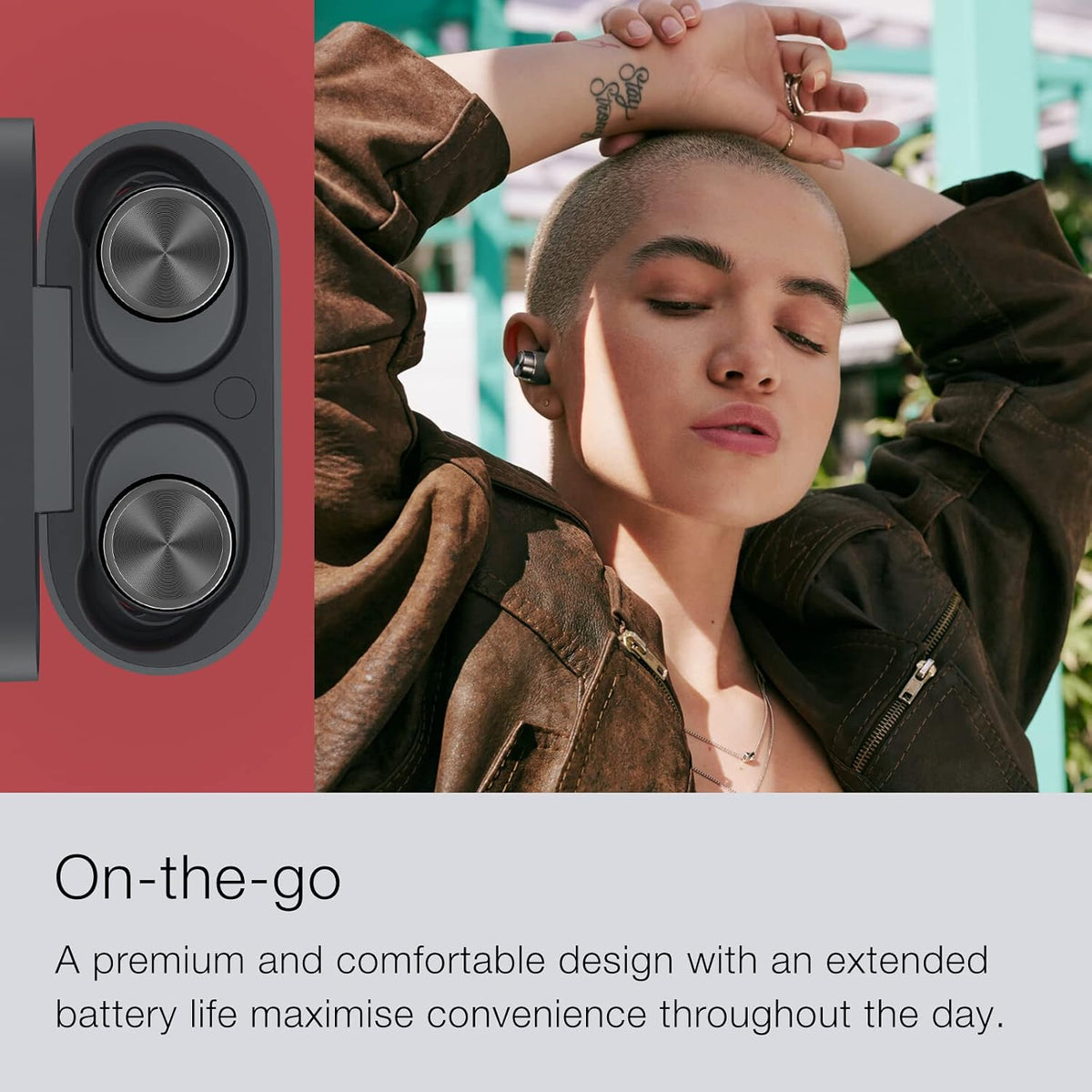 Bowers & Wilkins Pi5 S2 True Wireless Earbuds - Active Noise Cancellation, Qualcomm aptX Technology, Bluetooth, Crystal-Clear Calls, Wireless & 15-Minute Quick Charging (Refurbished)