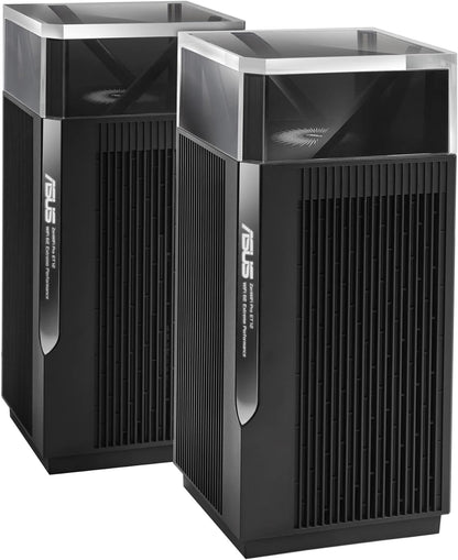 ASUS ZenWiFi Pro AXE11000 Tri-Band WiFi 6E Mesh System (ET12 2PK) - Whole Home Coverage up to 6000 Sq.Ft (Certified Refurbished)