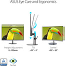 ASUS Designo MZ279HL Ultraslim Monitor - 27 inch, Full HD, IPS, Frameless, Ultraslim design, Ergonomic design (Certified Refurbished)