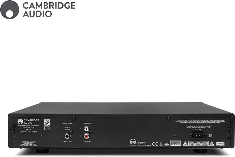 Cambridge Audio AXC35 CD Player (Certified Refurbished)