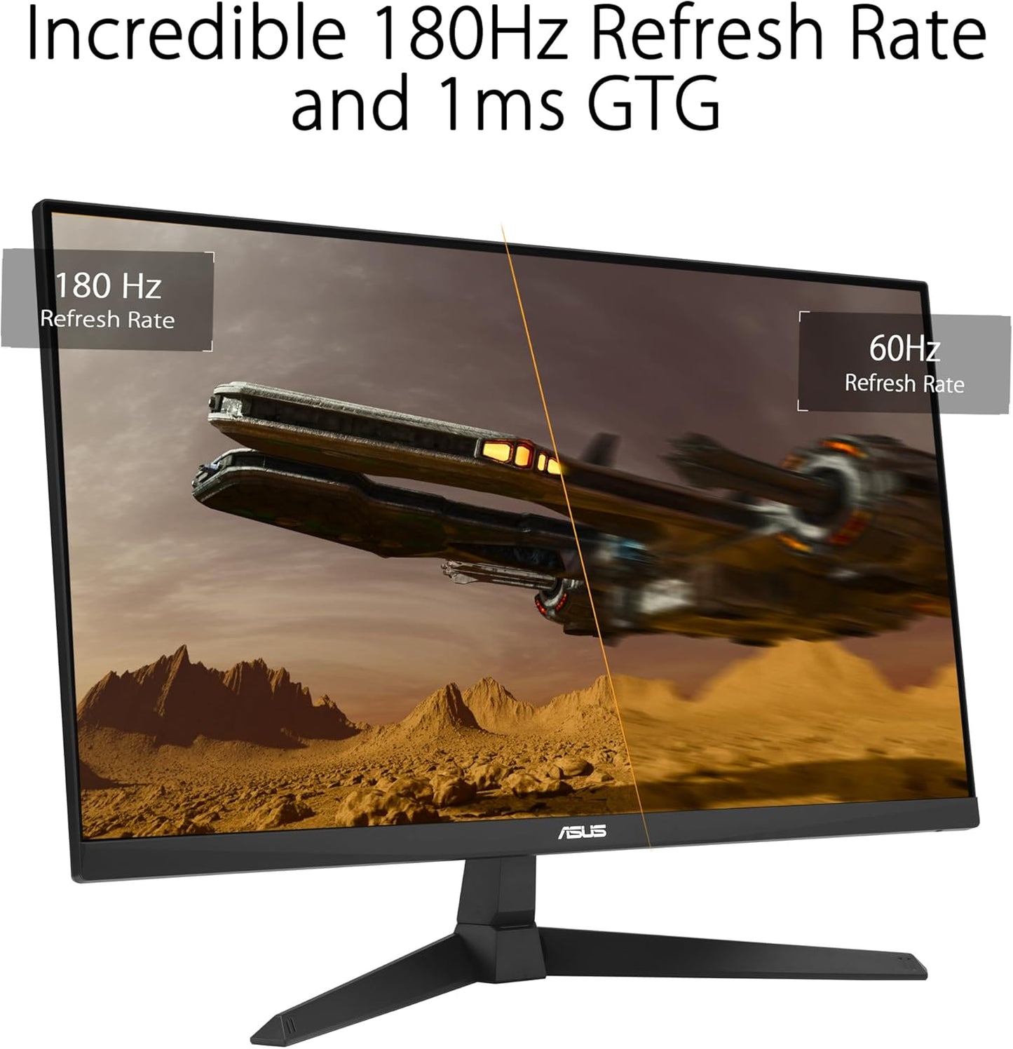 ASUS TUF Gaming 27” 1080P Monitor (VG279Q3A) – Full HD, 180Hz, 1ms, Fast IPS, Extreme Low Motion Blur Sync, FreeSync Premium, G-SYNC Compatible (Certified Refurbished)