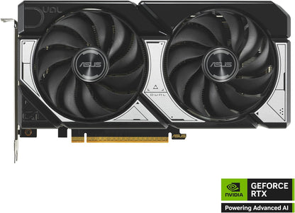 ASUS Dual GeForce RTX 5060 8GB GDDR7 OC Edition (PCIe 5.0, 8GB GDDR7, DLSS 4, HDMI 2.1b, DisplayPort 2.1b, 2.5-Slot Design, Axial-tech Fan Design, 0dB Technology, and More) (Certified Refurbished)