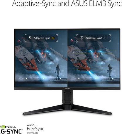 ASUS TUF Gaming 28" 4K 144HZ DSC HDMI 2.1 Gaming Monitor (VG28UQL1A) (Certified Refurbished)