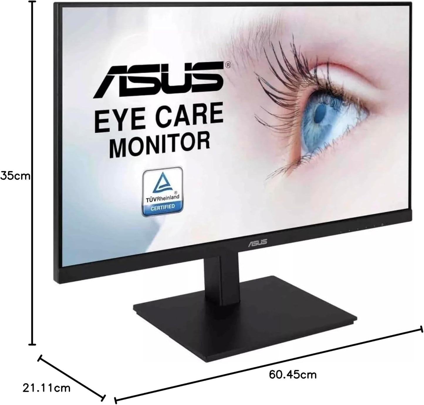 Asus VA24DQSB 23.8" Full HD LED LCD Monitor (Certified Refurbished)