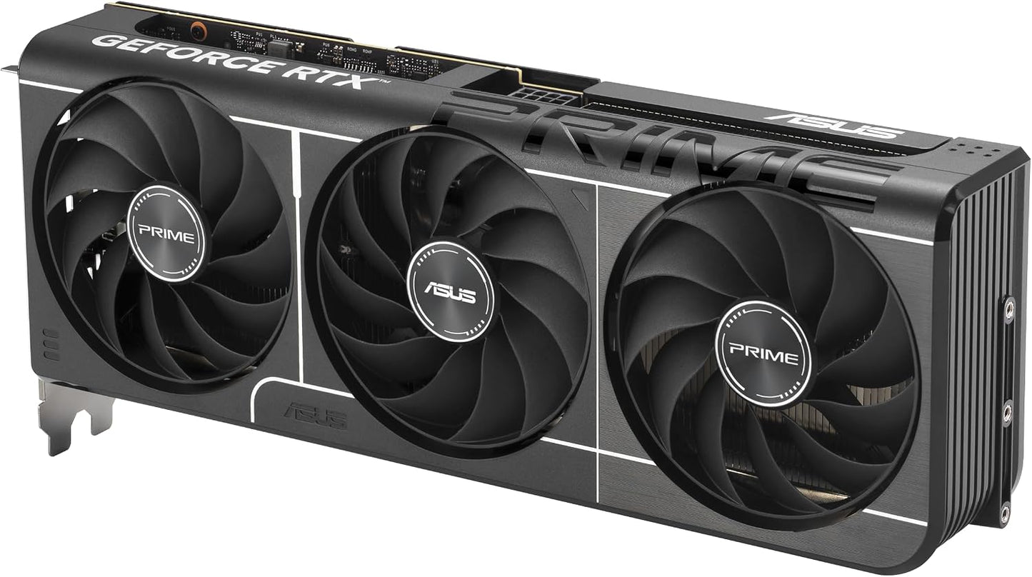 ASUS The SFF-Ready Prime GeForce RTX 5060 Ti 16GB GDDR7 Graphics Card (PCIe® 5.0, 16GB GDDR7, HDMI®/DP 2.1, 2.5-Slot, Axial-tech Fans, Dual BIOS) (Certified Refurbished)