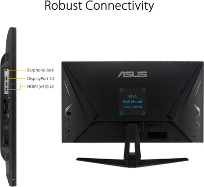 ASUS TUF Gaming VG289Q1A 28 inch HDR Monitor, 4K UHD (3840 x 2160), IPS, Adaptive-Sync/FreeSync, Eye Care, DisplayPort HDMI, DCI-P3 HDR 10, Shadow Boost (Certified Refurbished)