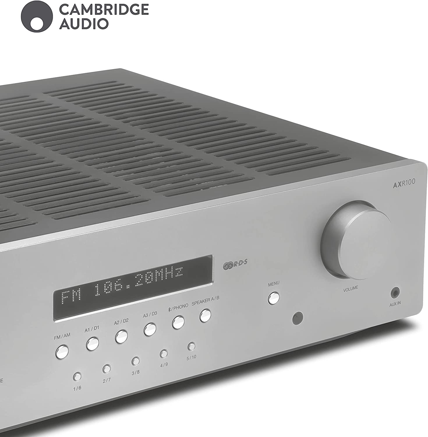 Cambridge Audio AXR100 Stereo Receiver with Bluetooth (Certified Refurbished)