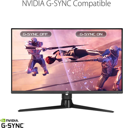 ASUS ROG Strix 32” HDMI 2.1 DSC Gaming Monitor (XG32UQ) - 4K UHD (3840 x 2160), Fast IPS, 160Hz, 1ms, G-SYNC compatible, FreeSync Premium Pro, DisplayPort, USB, HDMI, DisplayHDR600, Variable Overdrive (Certified Refurbished)