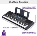 Yamaha PSRE373 61-Key Touch Sensitive Portable Keyboard (Certified Refurbished)