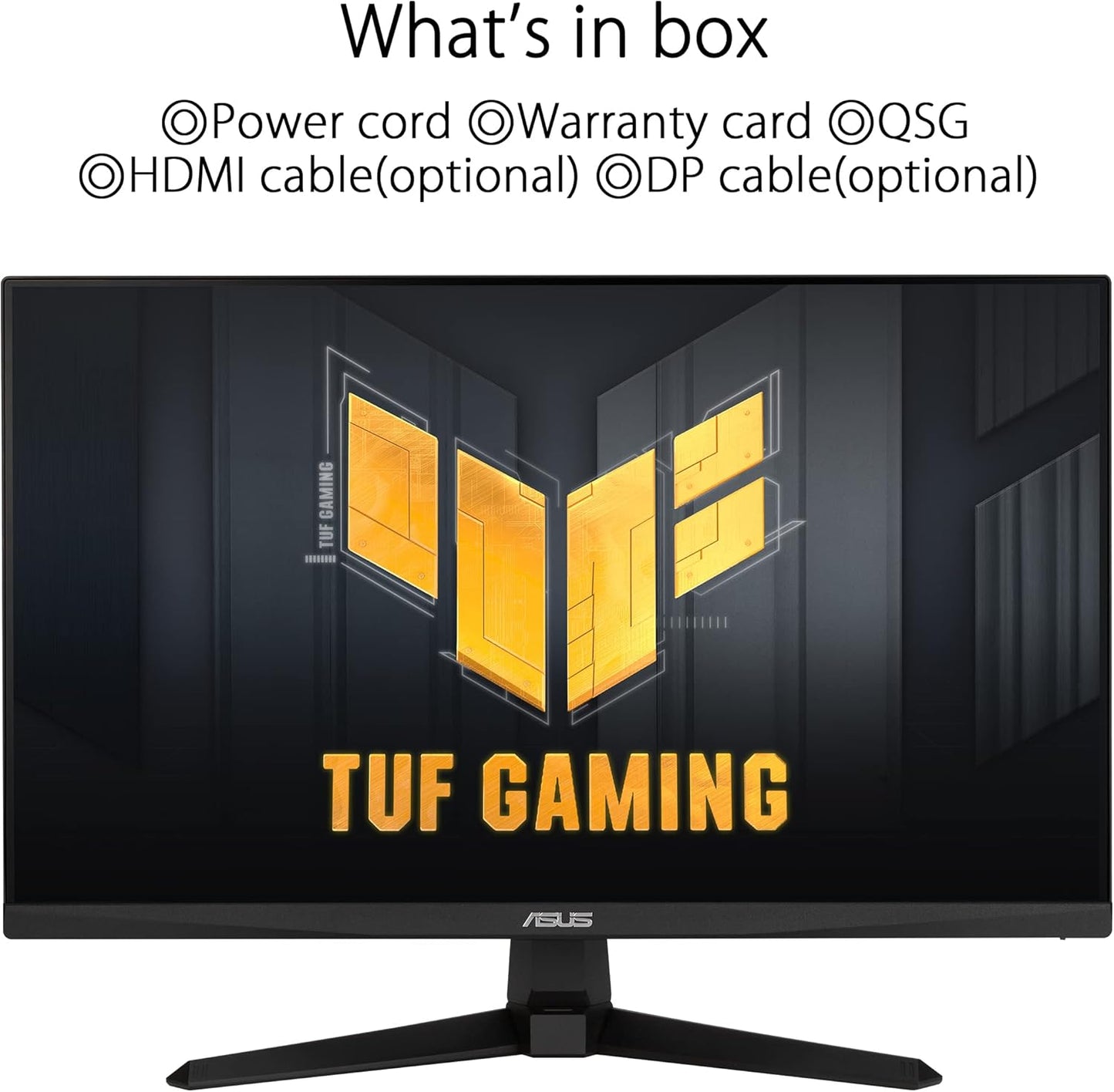 ASUS TUF Gaming VG249QM1A Gaming Monitor – 23.8 inch FHD (1920x1080), Fast IPS, overclocking 270 Hz (Above 144Hz, 240Hz), Extreme Low Motion Blur, 1ms (GTG), 99% sRGB, FreeSync Premium, G-Sync compatible (Certified Refurbished)