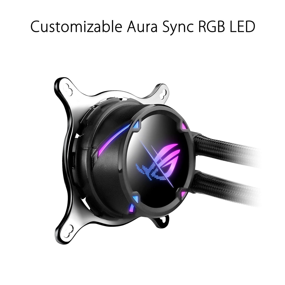 ASUS ROG Strix LC II 280 ARGB All-in-One Liquid CPU Cooler (280mm Radiator, ARGB Pump Cover & Fans, Aura Sync, Intel LGA 1700/1200/115x & AMD AM5/AM4) (Certified Refurbished)