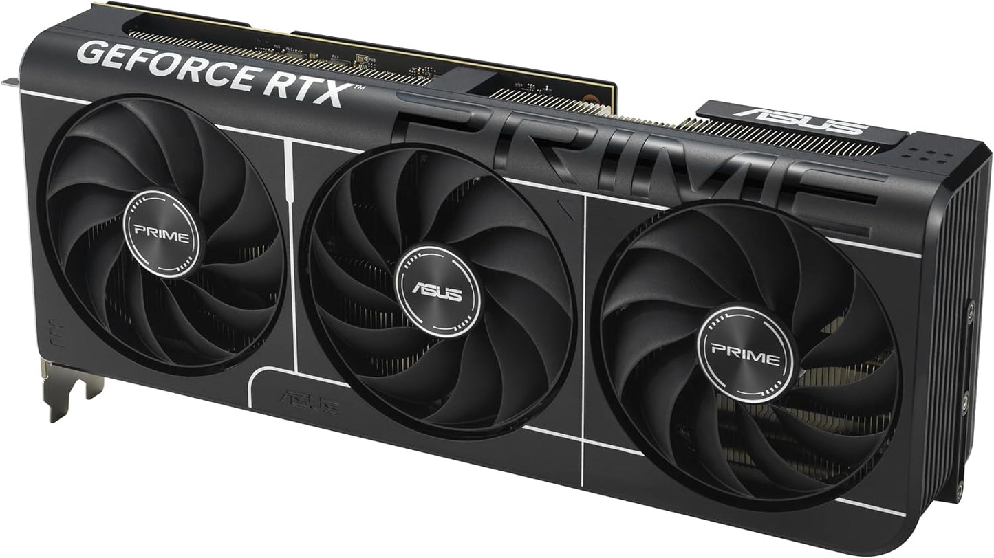 ASUS The SFF-Ready Prime GeForce RTX 5070 Ti OC Edition 16GB GDDR7 Graphics Card (PCIe 5.0, 16GB GDDR7, HDMI/DP 2.1, 2.5-Slot, Axial-tech Fans, Dual BIOS) (Certified Refurbished)