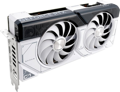ASUS Dual GeForce RTX 4070 Super White OC Edition (PCIe 4.0, 12GB GDDR6X, DLSS 3, HDMI 2.1a, DisplayPort 1.4a, 2.56-Slot Design, Axial-tech Fan Design, Auto-Extreme Technology, and More) (Certified Refurbished)