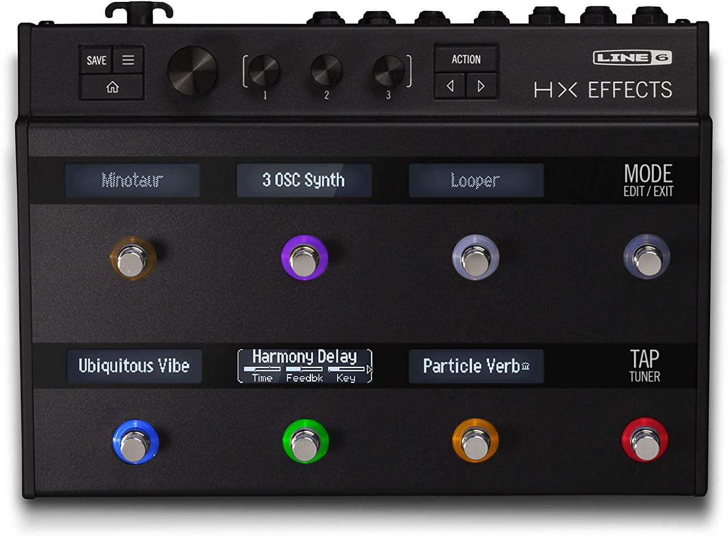 Line 6 Electric Guitar Multi Effect, Black (HX EFFECTS) (Certified Refurbished)