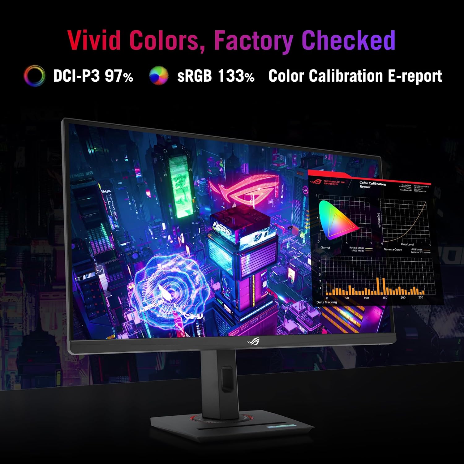 ASUS ROG Strix 27” QHD HDR400 USB-C Gaming Monitor(XG27ACS)-2560x1440, 180Hz, 1ms, Fast IPS, 133% sRGB, Extreme Low Motion Blur Sync, G-Sync Compatible, DisplayWidget, Tripod Socket (Certified Refurbished)