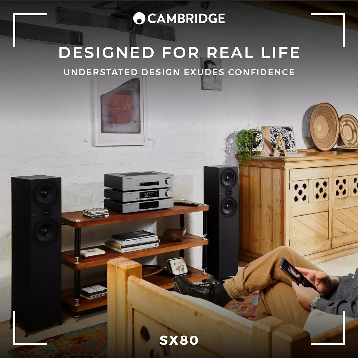 Cambridge Audio SX80 Floorstanding Speaker - Single (Certified Refurbished)