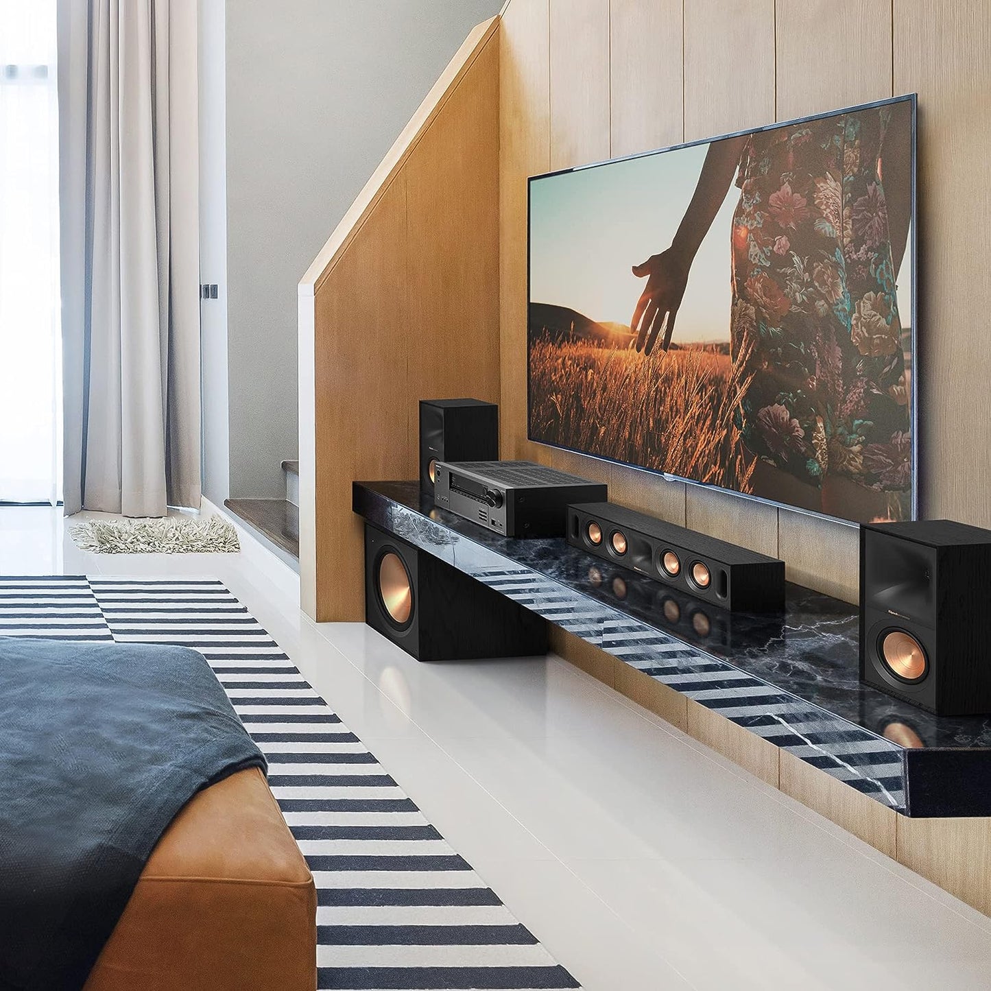 Klipsch Reference Next-Generation R-50M Horn-Loaded Bookshelf Speakers (Certified Refurbished)