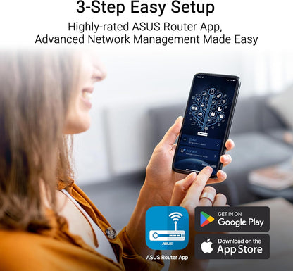 Asus RT-BE58U WiFi 7 AiMesh Extendable Router (Certified Refurbished)