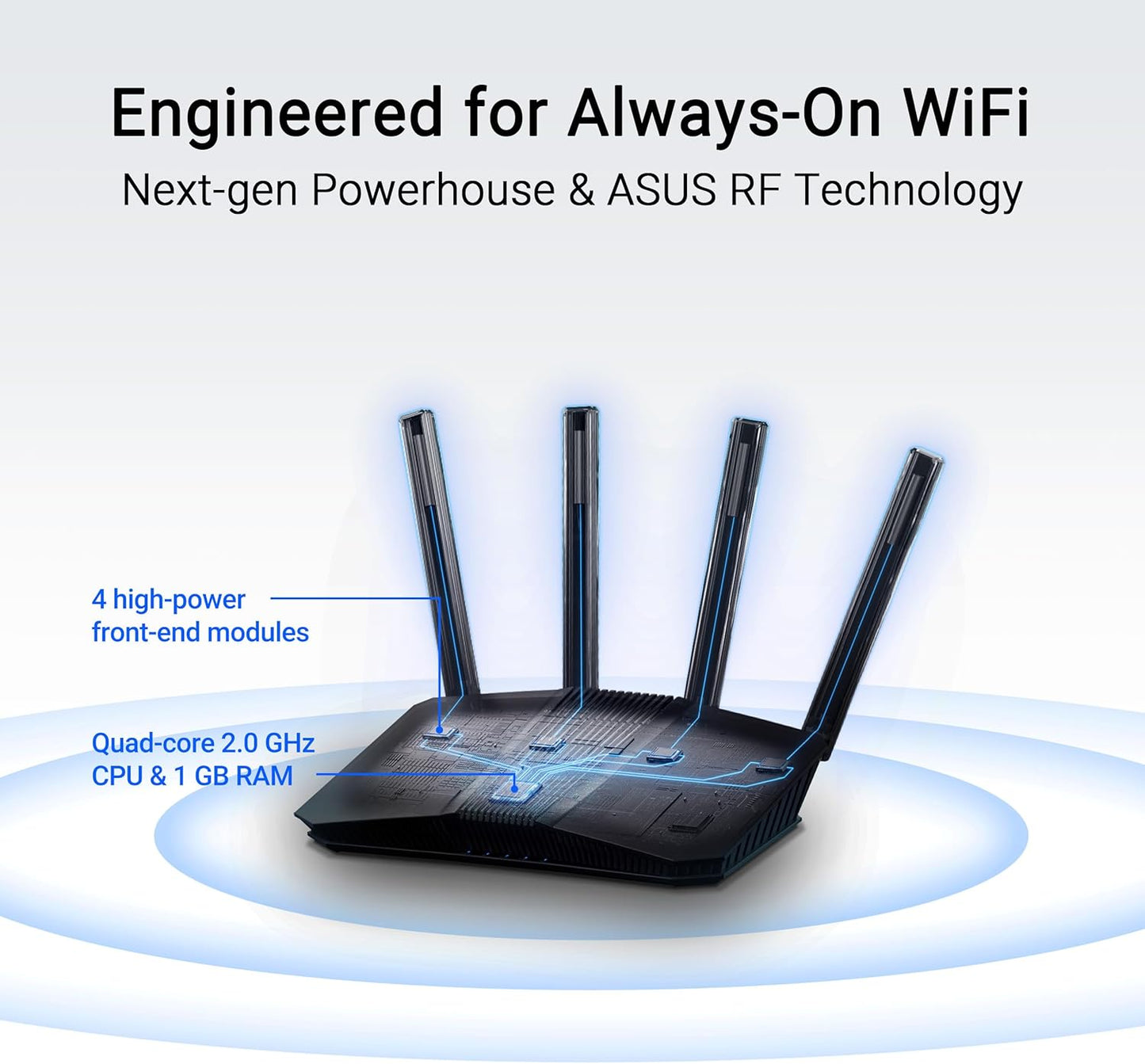 Asus RT-BE58U WiFi 7 AiMesh Extendable Router (Certified Refurbished)