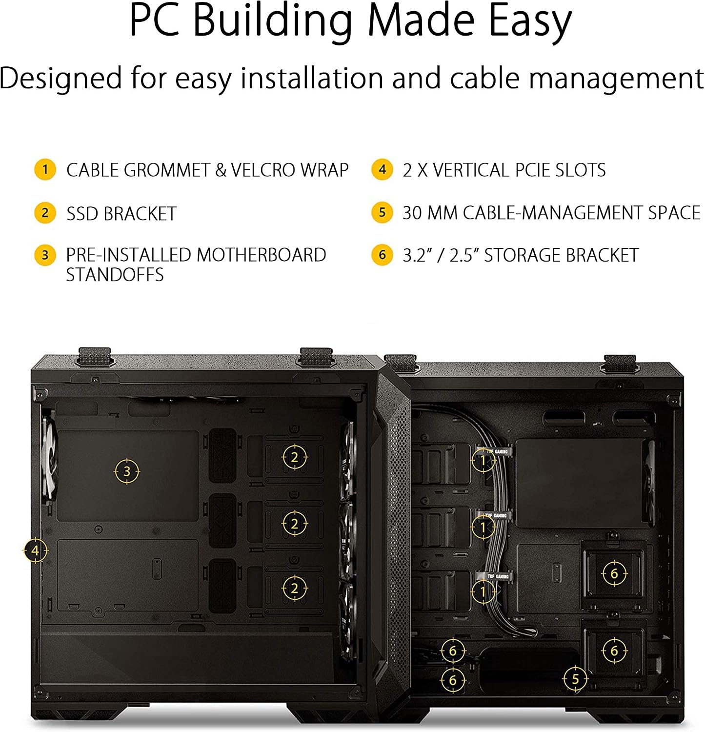 ASUS TUF Gaming GT501 Case (Certified Refurbished)