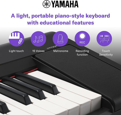 Yamaha Piaggero NP-15 61-Key Portable Piano (Certified Refurbished)