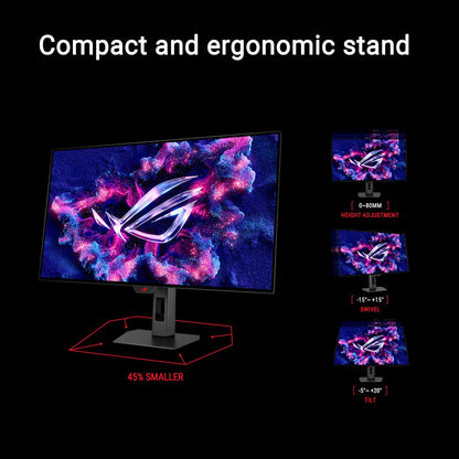 ASUS ROG Strix 32” 4K Gaming Monitor (XG32UCWMG) - UHD (3840 x 2160), OLED (WOLED), 240Hz, 0.03ms, G-SYNC Compatible, FreeSync Premium Pro, DisplayHDR True Black 400 (Certified Refurbished)