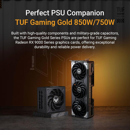ASUS TUF Gaming Radeon RX 9070 XT OC Edition 16GB GDDR6 Graphics Card (AMD Radeon Radeon RX9070XT, PCIe 5.0, 1x HDMI 2.1b, 3X DisplayPort 2.1a, 3.125 Slot Design) (Certified Refurbished)