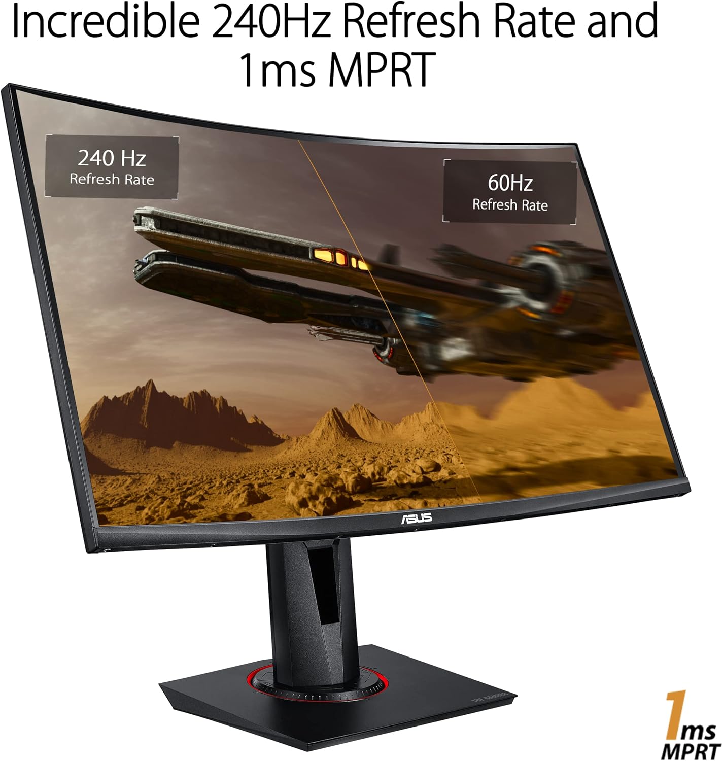 ASUS TUF VG27VQM 27" Class Full HD Curved Screen Gaming LCD Monitor (Certified Refurbished)