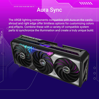 ASUS ROG Strix GeForce RTX 5070 Ti OC Edition 16GB GDDR7 Graphics Card (PCIe 5.0, 16GB GDDR7, HDMI/DP 2.1, 3.2-Slot, Axial-tech Fans, MaxContact Design with Vapor Chamber) (Certified Refurbished)