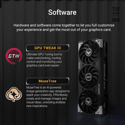 ASUS TUF Gaming GeForce RTX 5060 8GB GDDR7 OC Edition Gaming Graphics Card (PCIe® 5.0, HDMI®/DP 2.1, 3.1-Slot, Military-Grade Components, Protective PCB Coating, axial-tech Fans) (Certified Refurbished)