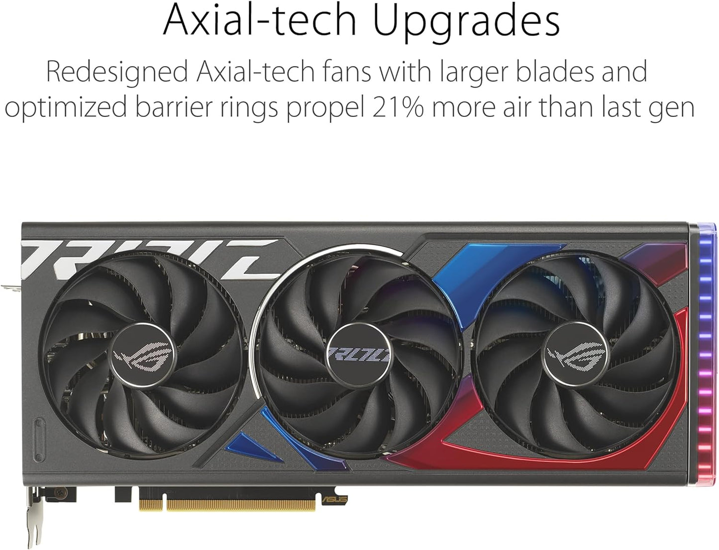 ASUS ROG Strix GeForce RTX 4060 OC Edition Gaming Graphics Card (PCIe 4.0, 8GB GDDR6, DLSS 3, HDMI 2.1a, DisplayPort 1.4a, Axial-tech Fan Design, Aura Sync, 0dB Technology) (Certified Refurbished)