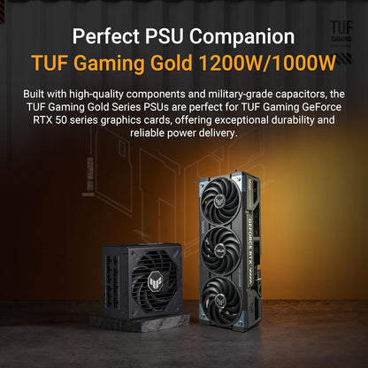 ASUS TUF Gaming GeForce RTX 5070 Ti 16GB GDDR7 OC Edition Gaming Graphics Card (PCIe® 5.0, HDMI®/DP 2.1, 3.125-slot, Military-Grade Components, Protective PCB Coating, axial-tech Fans) (Certified Refurbished)