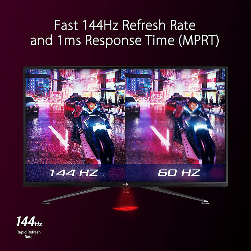 ASUS ROG Strix XG43UQ HDMI 2.1 Gaming Monitor - 43-inch 4K UHD (3840 x 2160), 144 Hz, 1ms MPRT, HDMI® 2.1, AMD FreeSync™ (Certified Refurbished)