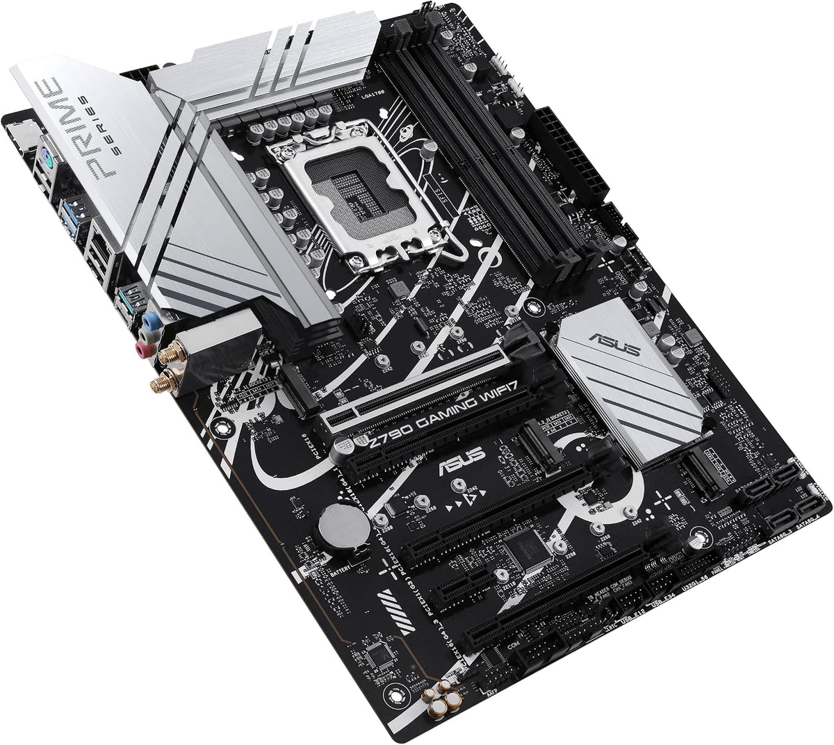 ASUS Z790 Gaming WIFI7 (LGA 1700) ATX Motherboard with PCIe 5.0, Three M.2 Slots, 14+1 DrMOS, DDR5, WiFi 7, Realtek 1Gb LAN, HDMI TM, USB 3.2 Gen 2x2 Type-C, Front USB 3.2 Gen 1 Type-C (Certified Refurbished)