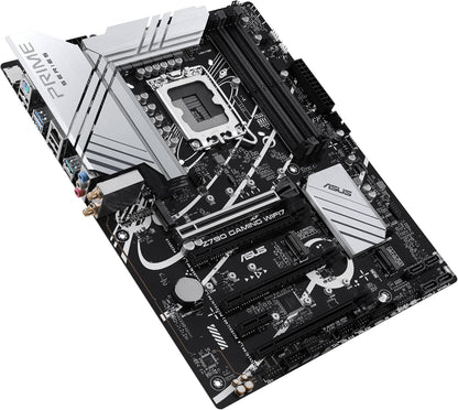 ASUS Z790 Gaming WIFI7 (LGA 1700) ATX Motherboard with PCIe 5.0, Three M.2 Slots, 14+1 DrMOS, DDR5, WiFi 7, Realtek 1Gb LAN, HDMI TM, USB 3.2 Gen 2x2 Type-C, Front USB 3.2 Gen 1 Type-C (Certified Refurbished)
