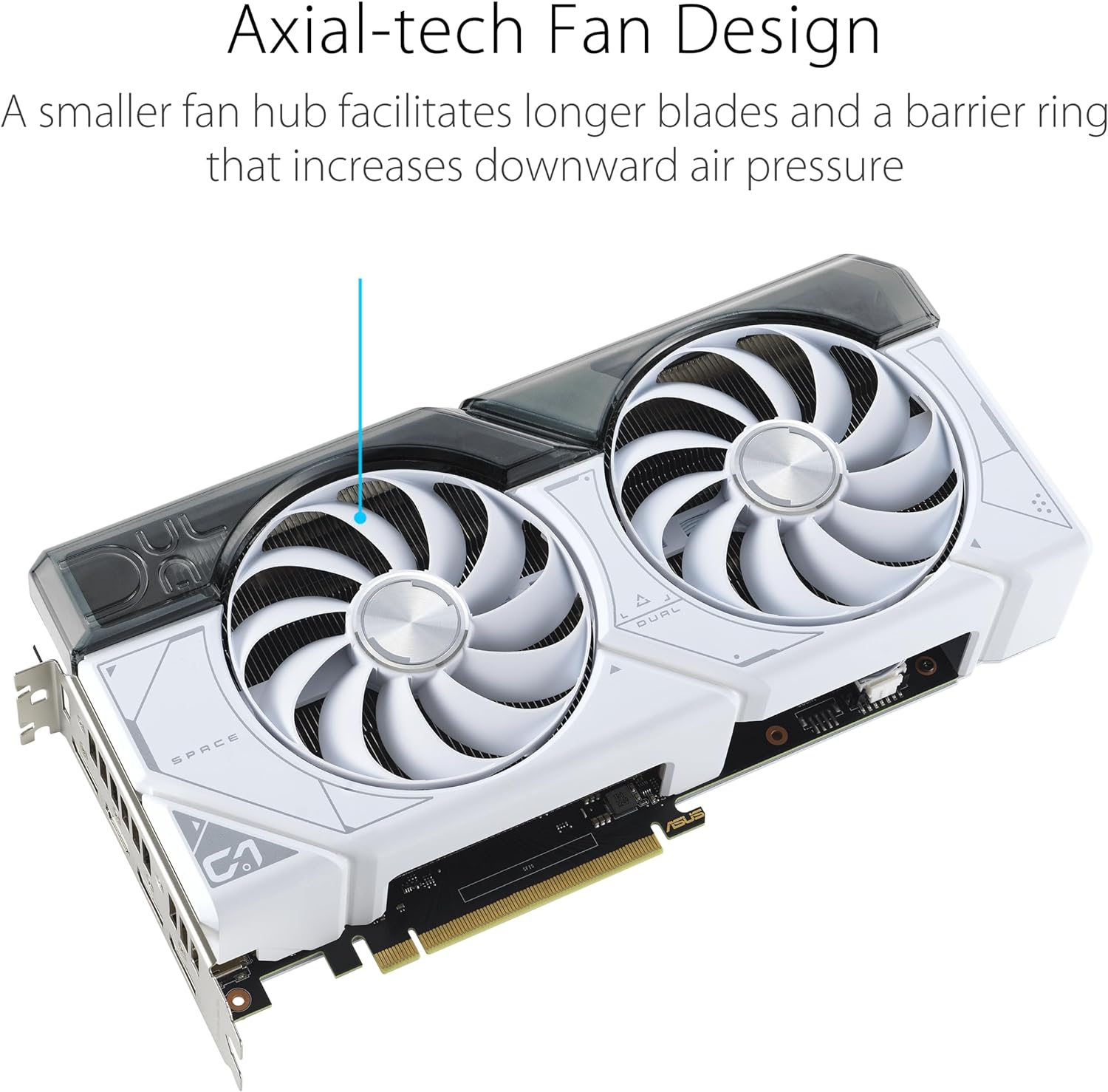 ASUS Dual GeForce RTX 4070 Super White OC Edition (PCIe 4.0, 12GB GDDR6X, DLSS 3, HDMI 2.1a, DisplayPort 1.4a, 2.56-Slot Design, Axial-tech Fan Design, Auto-Extreme Technology, and More) (Certified Refurbished)