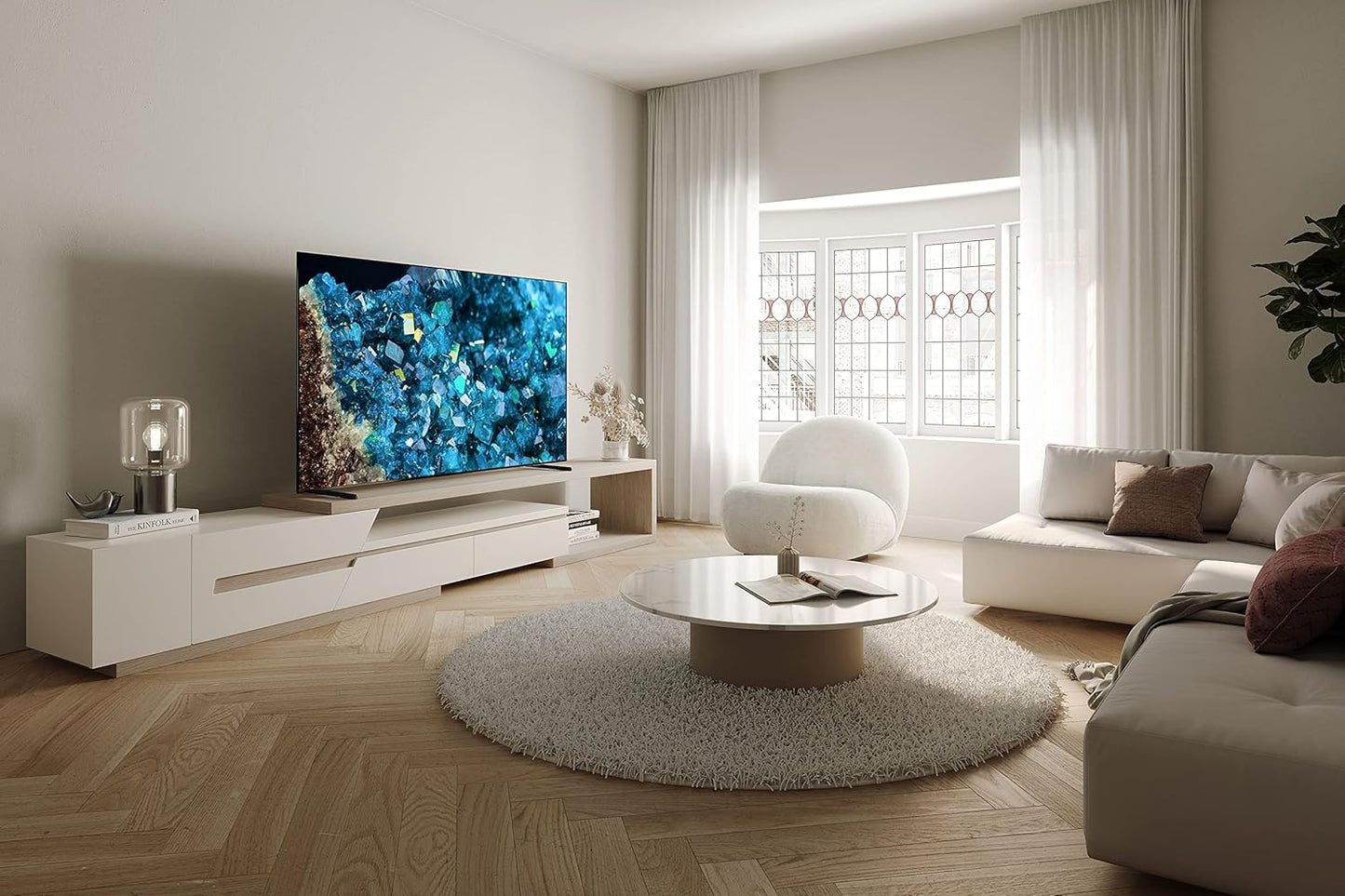 Sony 83 inch A80L BRAVIA XR OLED 4K Ultra HD HDR Smart Google TV with Dolby Vision/Atmos and Exclusive Features for PlayStation 5 (XR83A80L) (Refurbished)