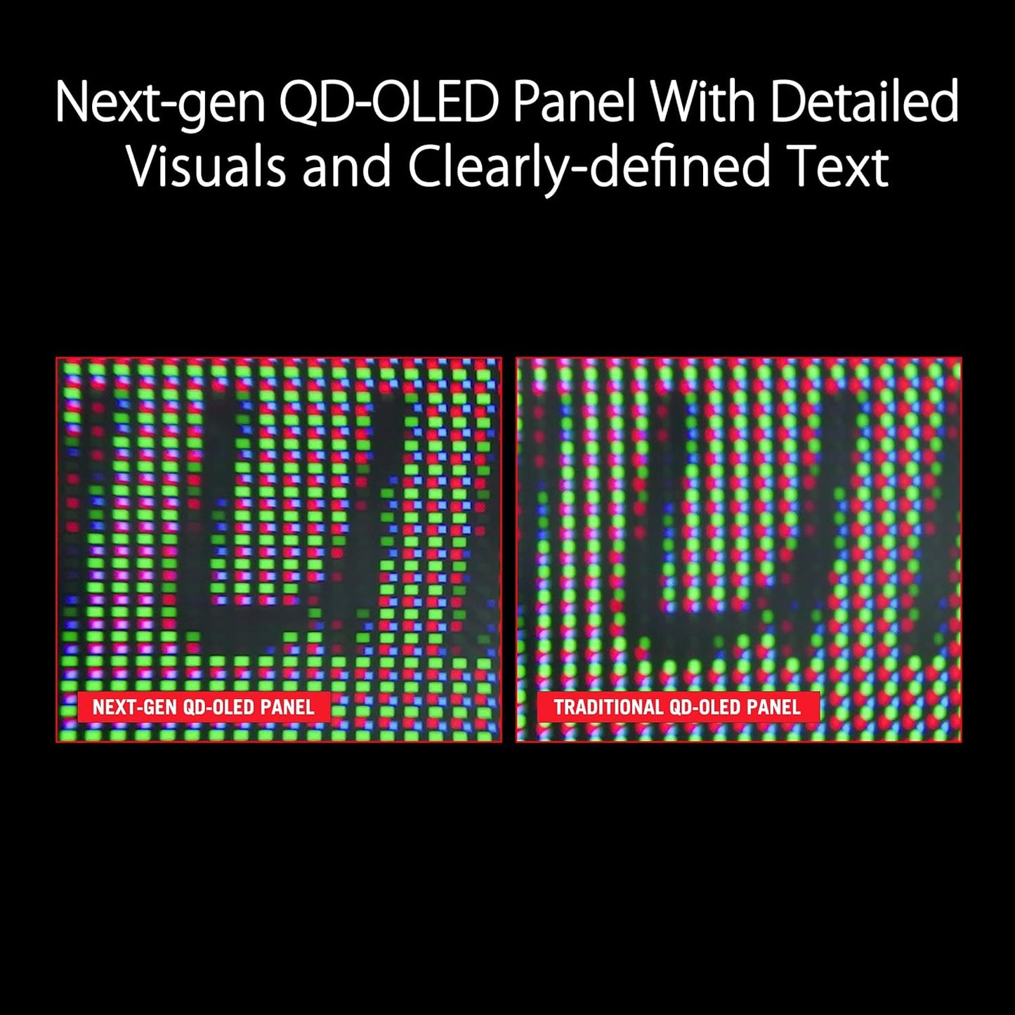 ASUS ROG Swift 49” Curved QD-OLED Gaming Monitor (PG49WCD) - Dual QHD 32:9 (5120x1440), 144Hz, 0.03ms, G-SYNC Compatible, Custom Heatsink, Uniform Brightness, Smart KVM, 90W USB-C PD, DisplayHDR 400 (Certified Refurbished)