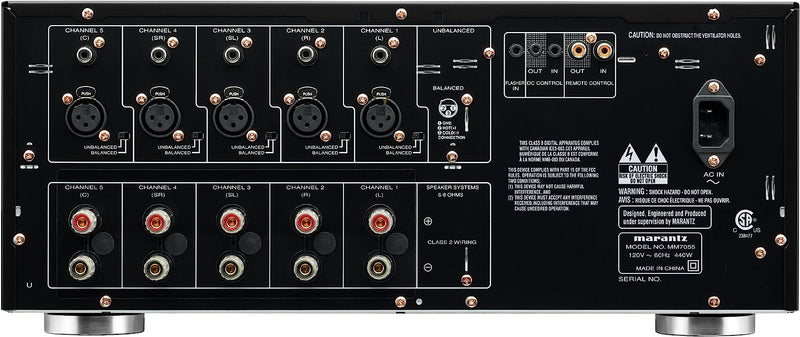 Marantz MM7055 5-Channel Power Amplifier (Certified Refurbished)