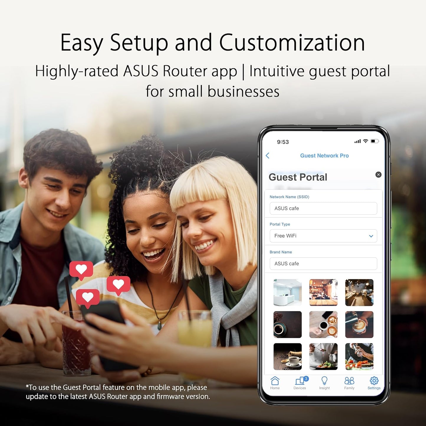 ASUS RT-AX57 GO - AX3000 Dual Band WiFi 6 (802.11ax) Travel Router, Support 4G/5G Mobile tethering&Public WiFi (WISP) Mode, Subscription-Free Network Security, VPN Features, AiMesh, Guest Portal (Certified Refurbished)