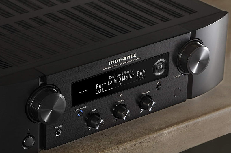 Marantz PM7000N Integrated Stereo Hi-Fi Amplifier HEOS Built-in Supports Digital and Analog Sources Compatible with Amazon Alexa Phono Input (Certified Refurbished)