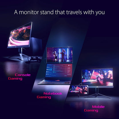 Asus ROG Strix XG17AHP 17.3” Portable Gaming Monitor, 1080P Full HD, IPS, 240Hz (Supports 144Hz), Adaptive-Sync, Eye Care, Micro-HDMI USB-C, ROG Tripod, Carrying Bag, 3 Hour Battery Life (Certified Refurbished)