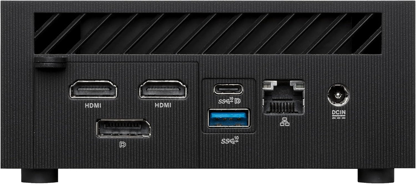 ASUS ExpertCenter PN64 Mini PC System with Intel Core i5-12500H, 8GB DDR5, M.2 PCIE G4 256GB SSD, WiFi 6E, Bluetooth, USB-C, Quad-Display, Windows 11 Pro (Certified Refurbished)